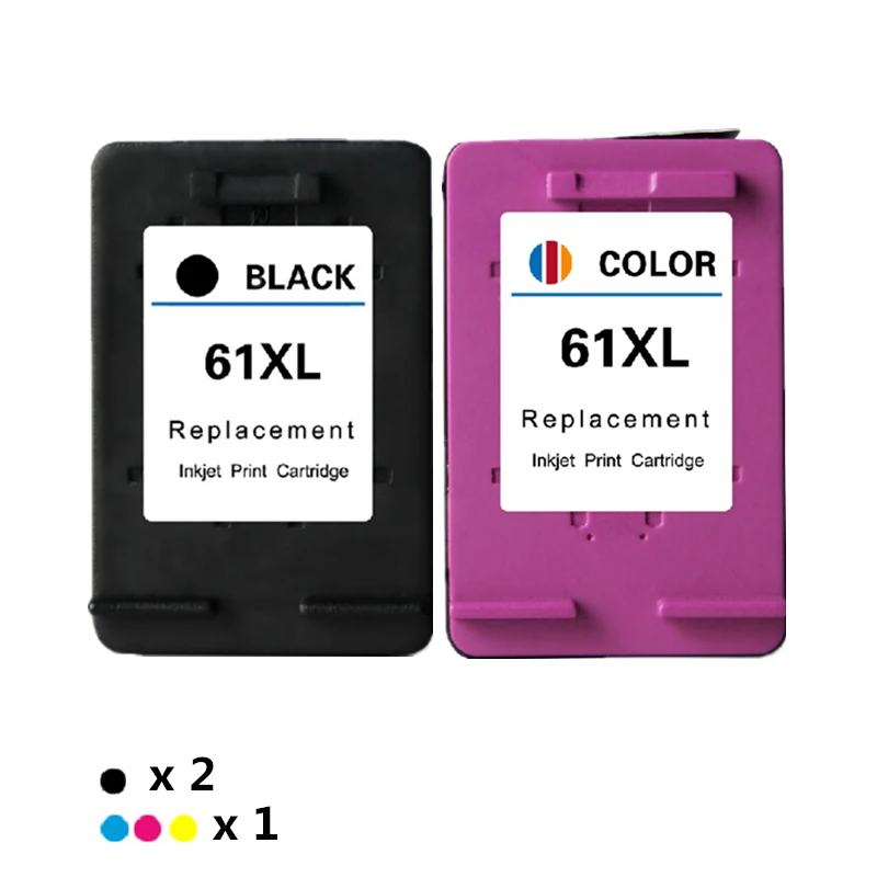 Замена чернильного картриджа hp61 61xl Officejet 2620 2621 2622 2624 4630 4631 4632 4634 4635 4636 ENVY 4639 5532 5534