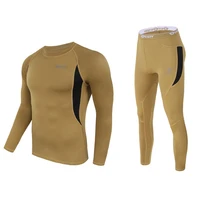 men thermal underwear sets compression fleece sweat quick drying thermo underwear male clothing roupa termica iong johns