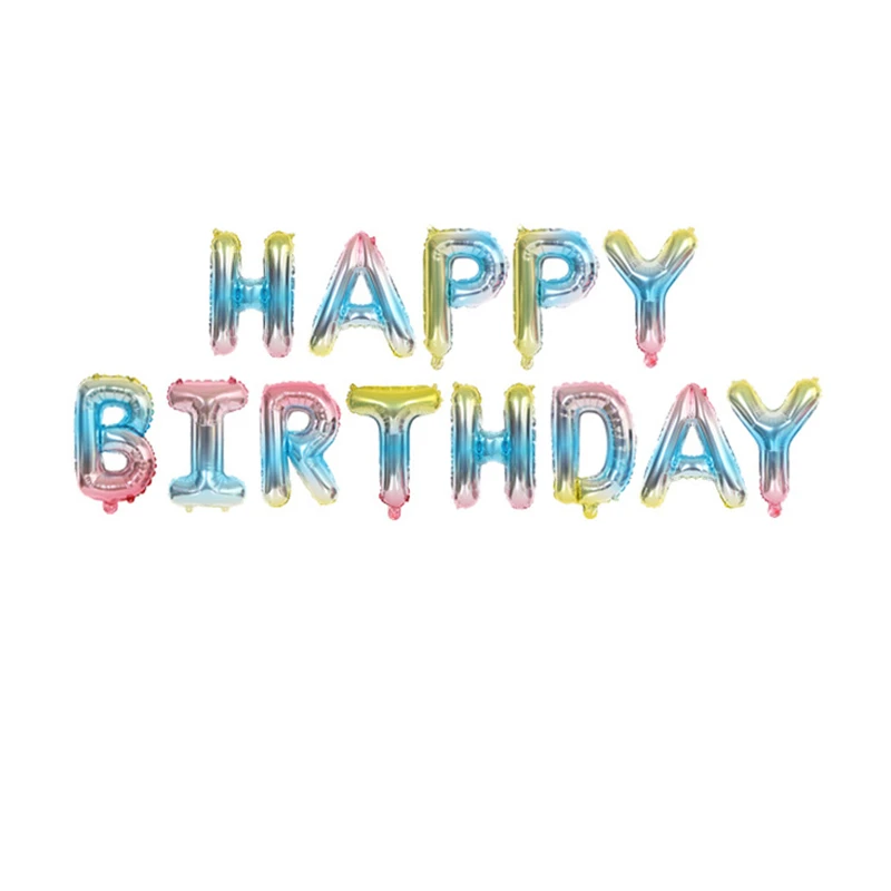 Воздушный шар в виде радужного алфавита 16 дюймов|Воздушные шары и аксессуары| |
