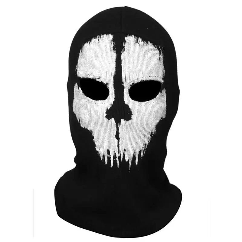 Высокое качество CS GO 10 Призрак Череп маска для лица Балаклавский Пейнтбол Логан