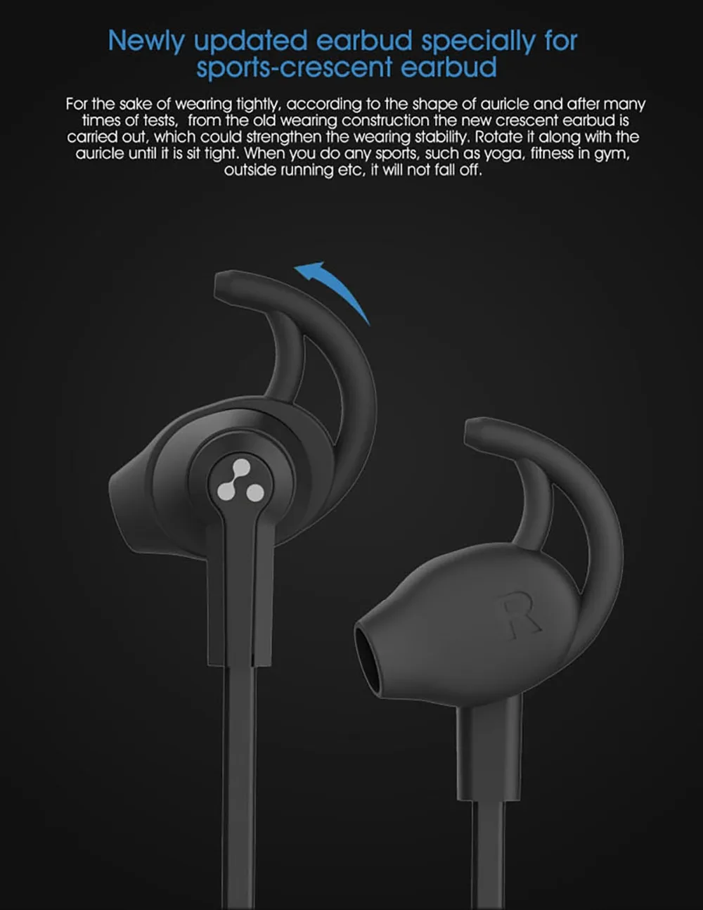 Слог Bluetooth 4,2 гарнитура Беспроводные спортивные наушники с микрофоном стерео гарнитура для телефона iPhone Bluetooth наушники Спорт SF801