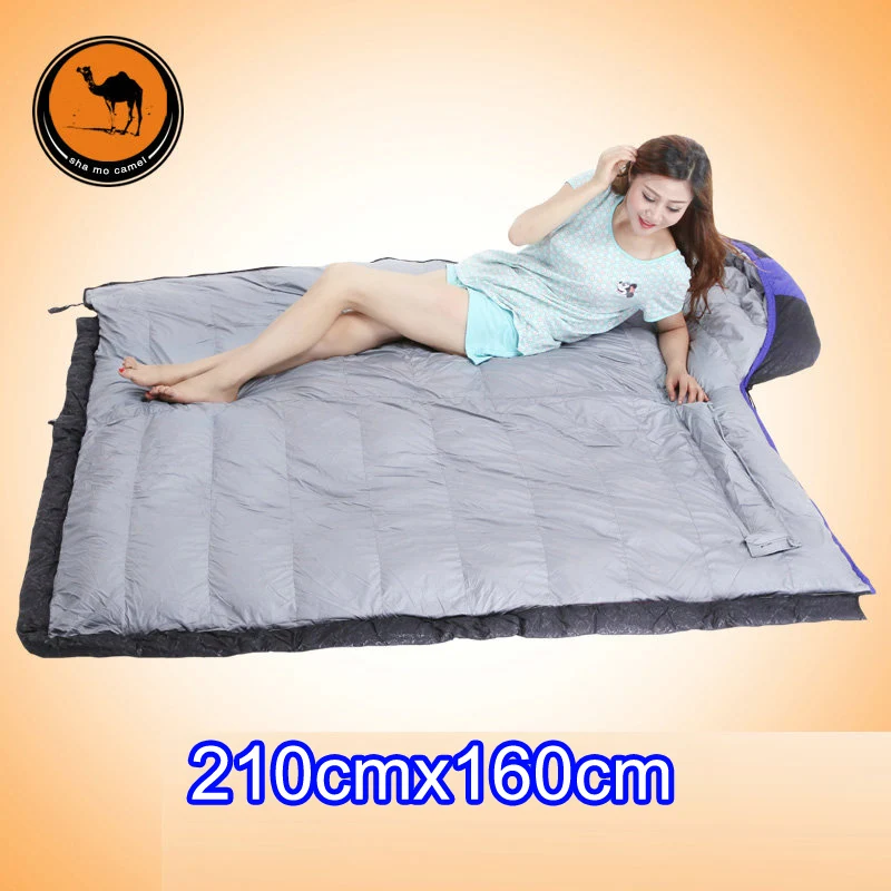 Sam Camel, удобный спальный мешок для путешествий, CM107-4, 1500 г, белый утиный пух,, спальный мешок с бесплатной подушкой