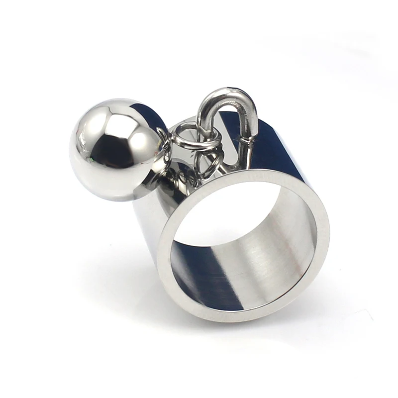 2017 Newest Stainless Steel Hollow Round Ball Charm Rings for Women Silver Cute Valentine's Day Gifts Zilver Bagues Anillo | Украшения