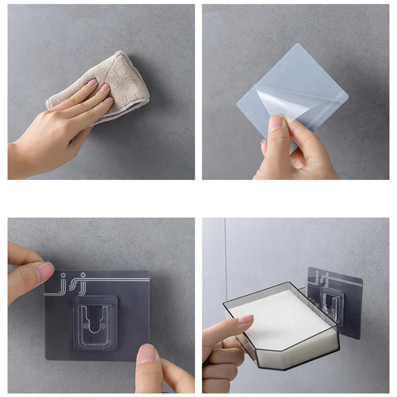 Однослойная Коробка для мыла кухонные инструменты присоска корзина хранения