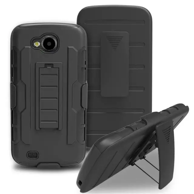 Противоударный Чехол Defender Heavy Duty Armour жесткий чехол с подставкой зажимом для ремня