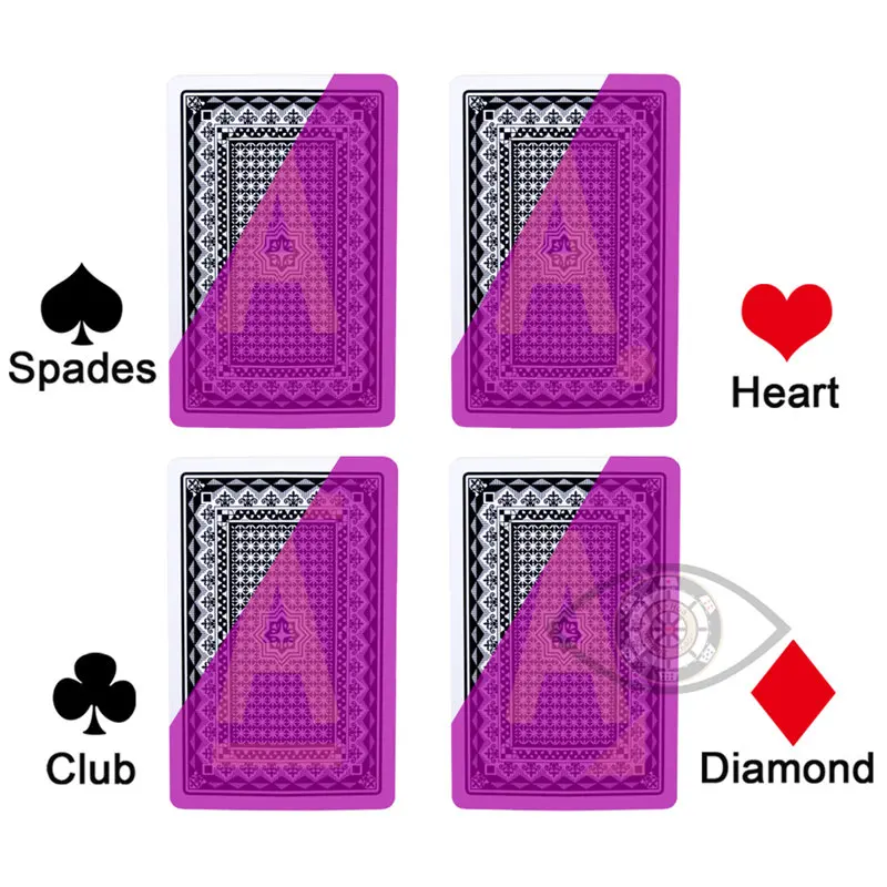 Корейские невидимые игральные карты с маркировкой для контактных линз волшебные