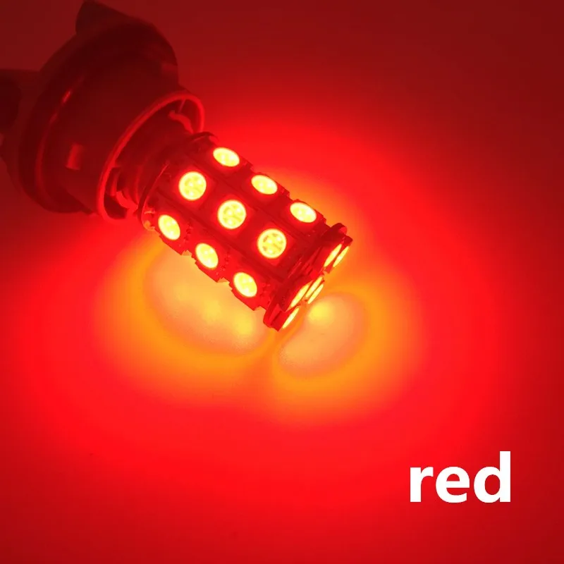 2 шт. 1157 BA15D 5050 SMD 27 LED Автомобильный задний якорь лампа заднего света DC 12V # S018Y