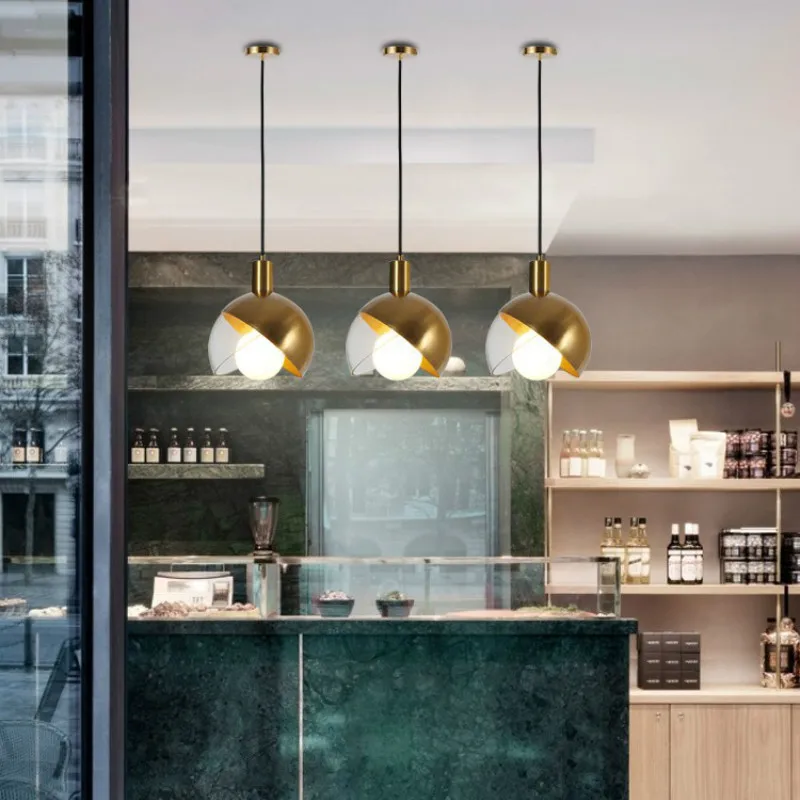 Современные подвесные светильники с жадными бобами скандинавский светодиодный