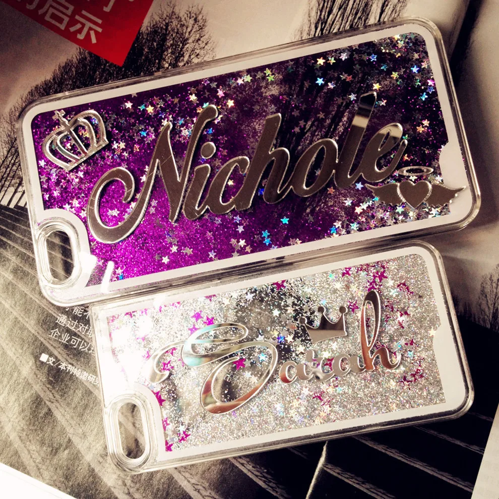 Чехол с жидким блеском для iphone 6 s 7 8 plus X Samsung Galaxy s5 s6 s7 edge s8 S9 note 4 5 8|glitter case|case for iphonecase