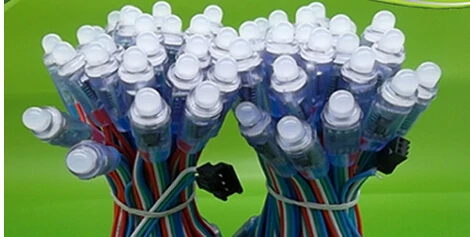 50 шт./100/400/1000 шт. DC 5 в 12 мм WS2811 RGB светодиодный пиксельный светильник модуль IP68