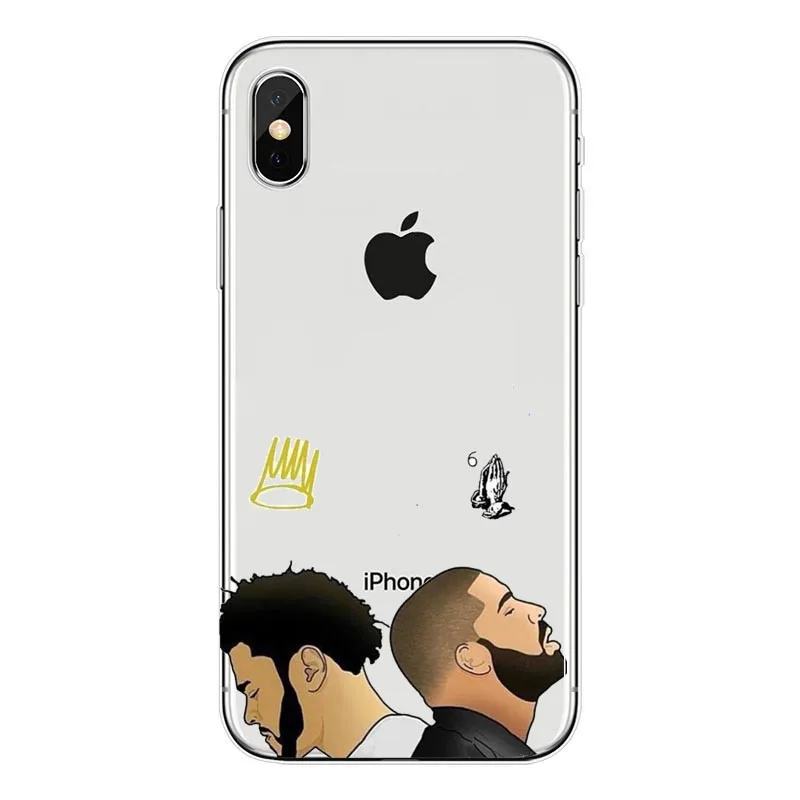 J COLE The Weeknd Starboy Pop Cantor Мягкий Силиконовый ТПУ чехол для телефона iPhone Da 11 12Pro Mini XR X 8