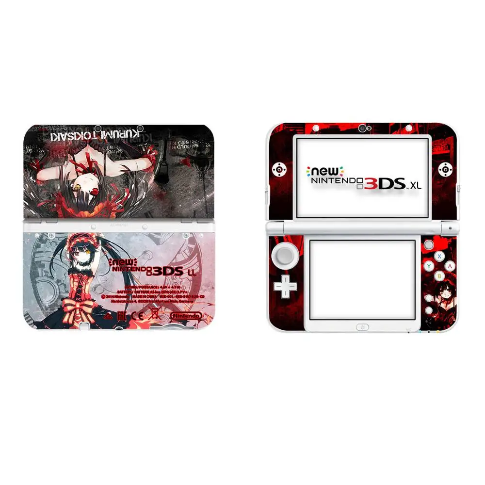 Виниловая наклейка для девочек Tokisaki Kurumi нового 3DS XL LL 3DSLL|Наклейки| |