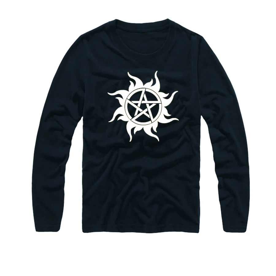 2019 Новый длинным рукавом Хлопок Повседневное ожесточенные Призрак