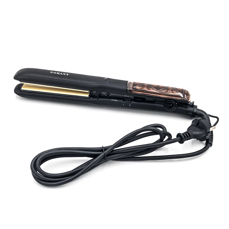 Professional Выпрямитель для волос Турмалин Керамика выпрямления Утюг щипцы завивки
