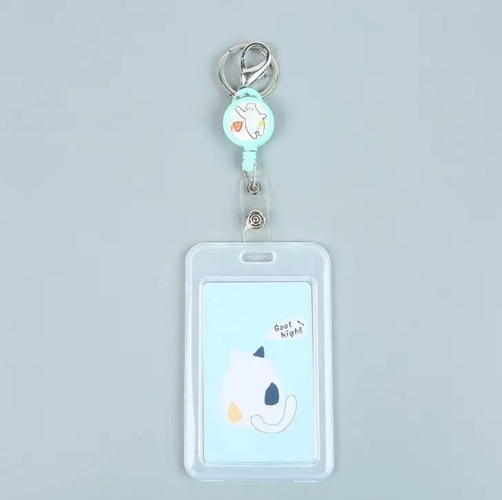 5 1 шт. Kawaii Единорог кошка фрукты прозрачный банк футляры для идентификационных карт Чехол для карт студенческий Бизнес Кредитные карты сумка канцелярские принадлежности - Цвет: 5