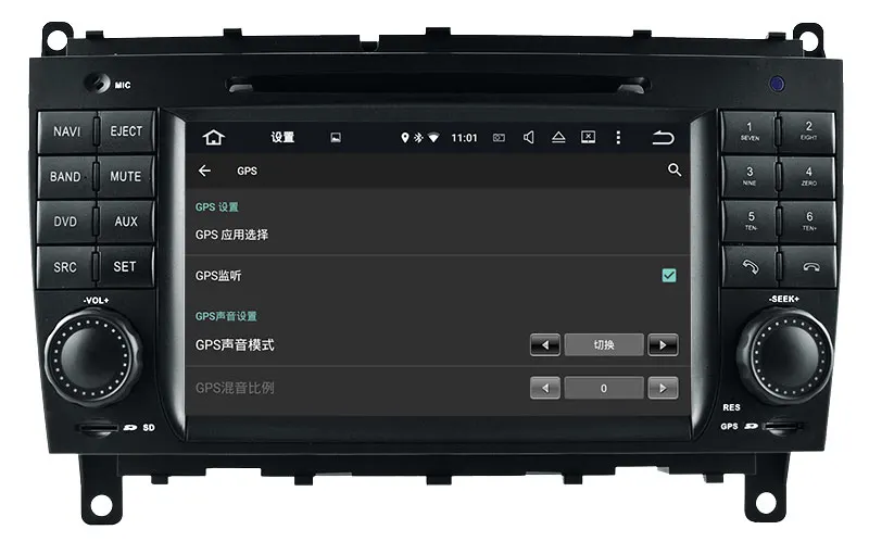 Восьмиядерный android 8,0 радио автомобиль Mercedes-Benz g class 2004-2007 w203 w467 с gps-навигация собран в Wi-Fi Canbus