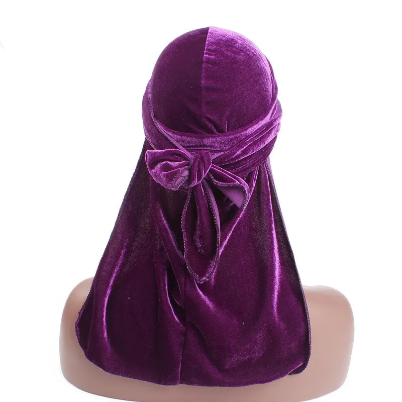 Новые модные женские туфли внутренний Хиджабах фланель длинный хвост тюрбан