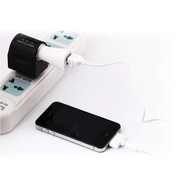 Horn Speaker Dual USB Port 5V 2.1A+1A Car Charger For apple iphone X 8 7 6 6s Plus SE 5s 5 4s 4 ipad samsung huawei xiaomi | Мобильные