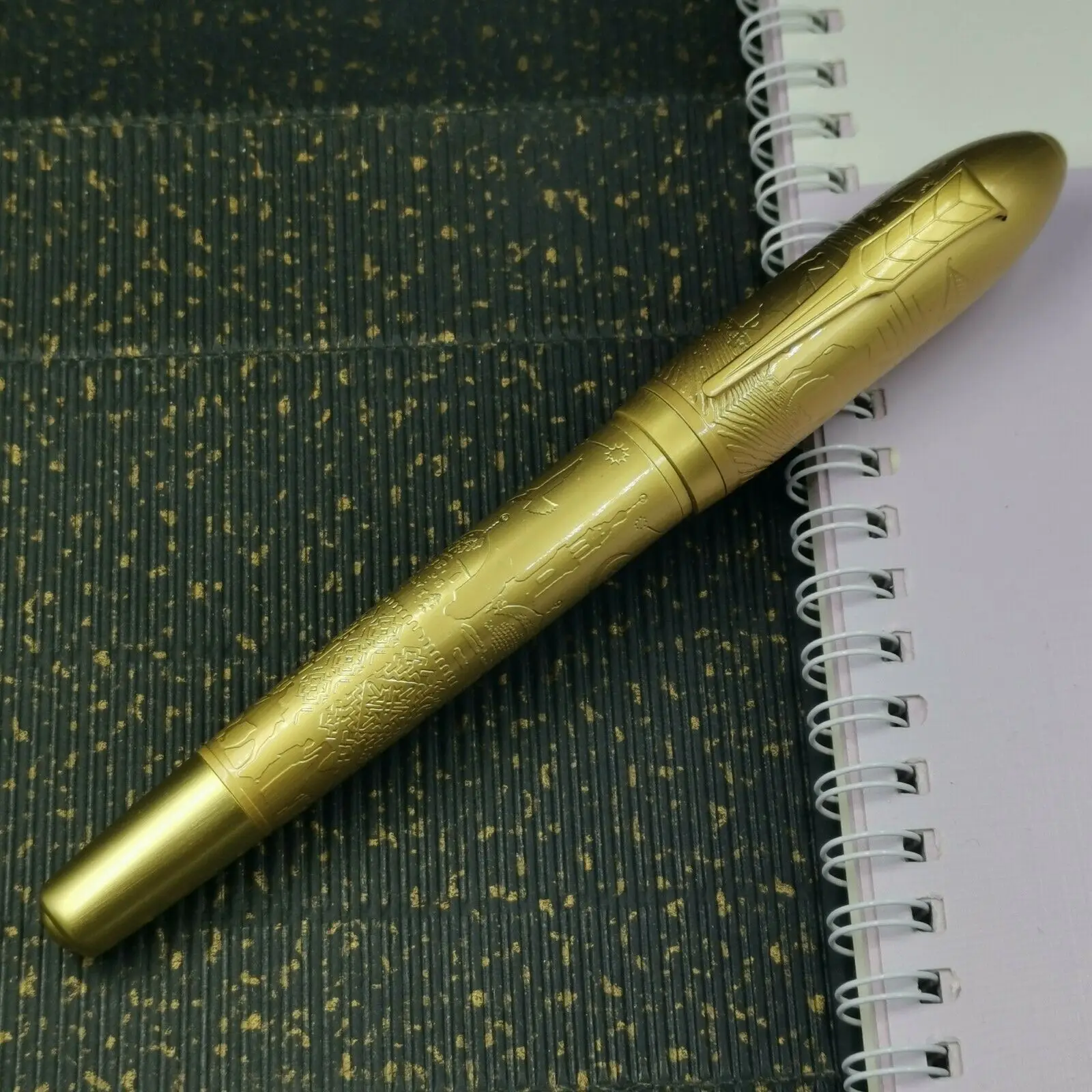 Fuliwen Huge Size Fountain Pen Brass Pen Ink Pen Medium#6 NIb Ancient Culture Series Stationery Office school supplies