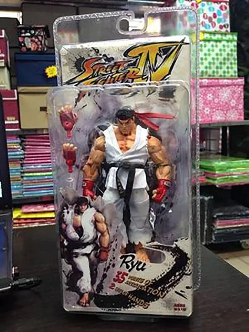 18 см 7 дюймов NECA Ken Guile Hoshi Ryu ПВХ фигурка игрушка кукла рождественский подарок - Цвет: B with box