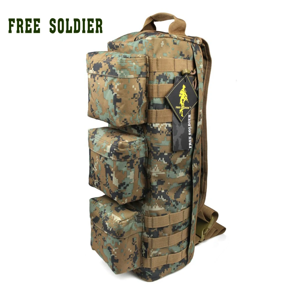 FREE SOLDIER Сумка ведро для подъема на гору и лагеря спорта штурмовой рюкзак