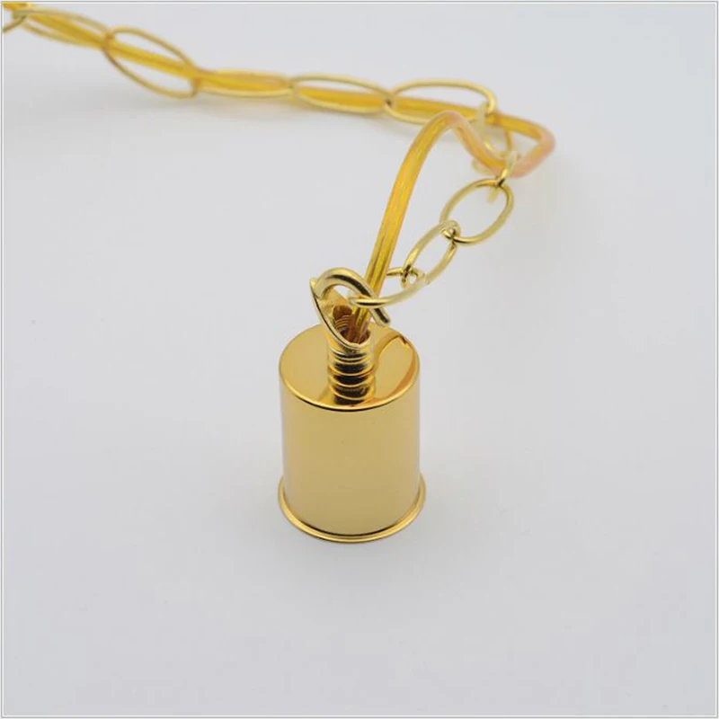 Подвесная цепочка подвесная люстра E27 керамическая лампа в стиле ретро