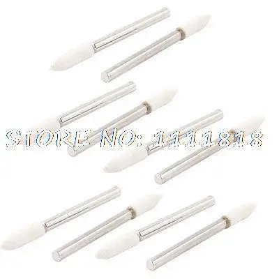 

10pcs 3mm Shank 3.5mm Dia Tapered Polishing Buffing Mounted Wool Felt Bobs