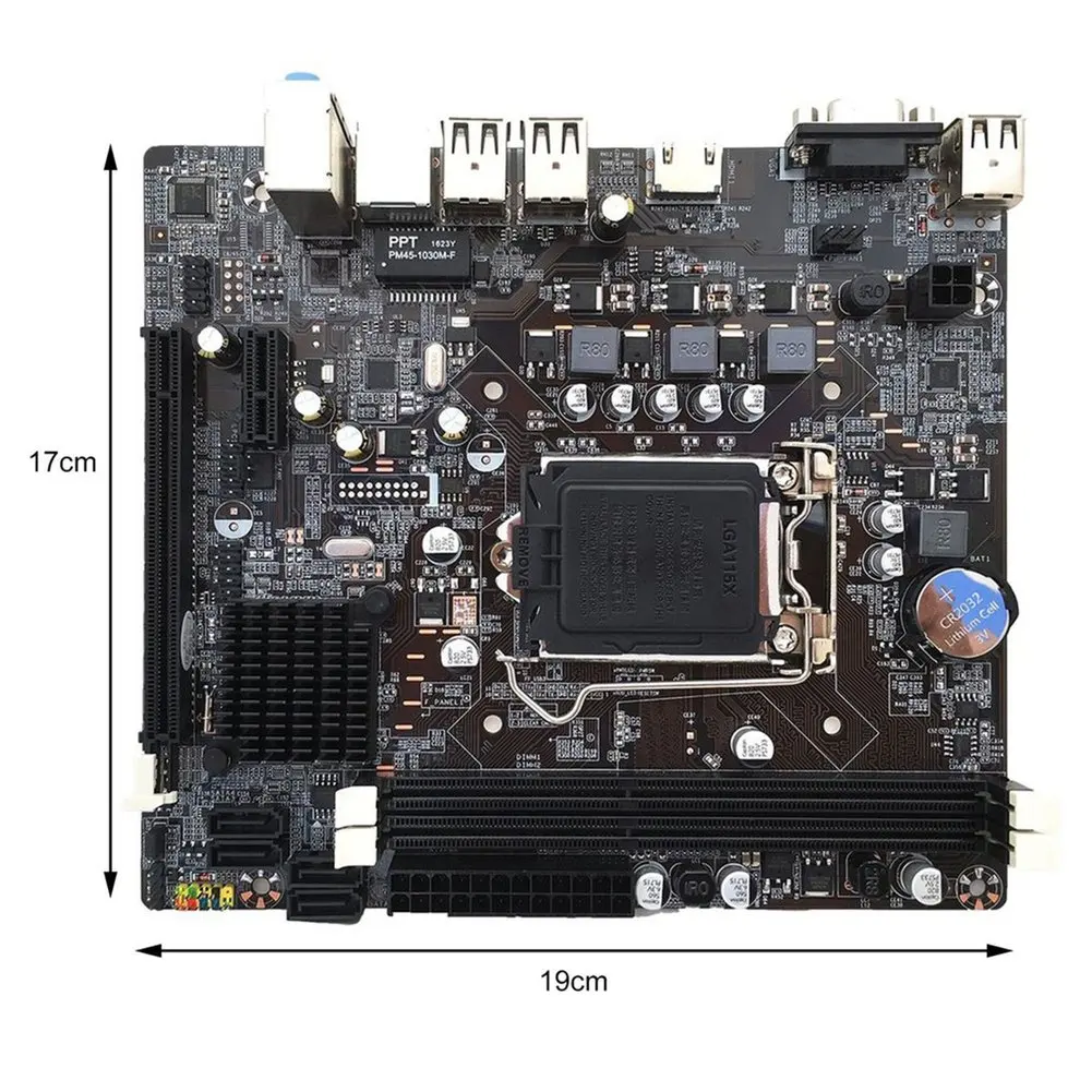 H61 настольная материнская плата ddr3 lga 1155 Материнская плата lga 1155 Pin Интерфейс процессора обновление USB2.0 DDR3 1600/1333 Прямая поставка
