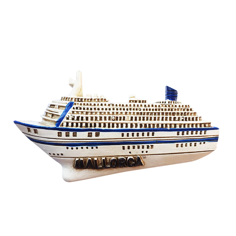 Lychee Майорка остров Лодка Холодильник Магнитный Стикеры известный пейзаж магнит