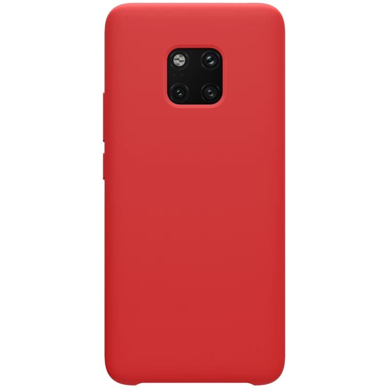 Red Чехол Nillkin для huawei mate 20 Pro, роскошный силиконовый чехол mate 20, мягкая сенсорная задняя крышка для huawei mate 20 Pro Nilkin, чехол для телефона - Цвет: Red