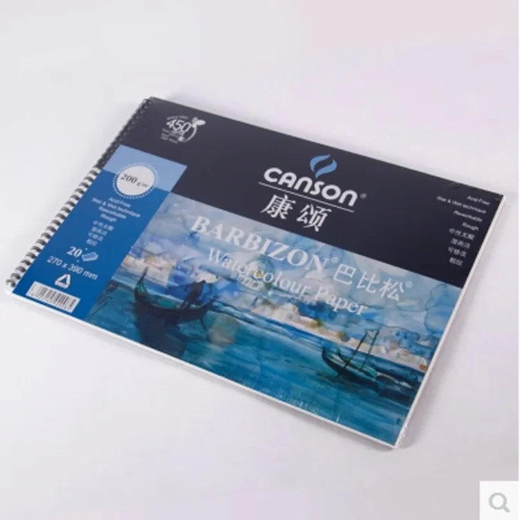 

20 шт./лот Canson 8k 200 г 39*27cmbarbizon Акварельная бумага wotercolor book art paper из Франции AGW001