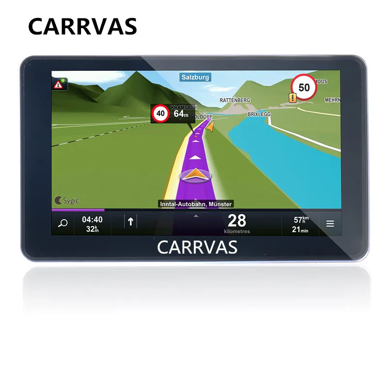 7 дюймов GPS навигация FM DDR128MB 800*480 Автомобильный gps MTK MS2531 800MHZ пожизненные
