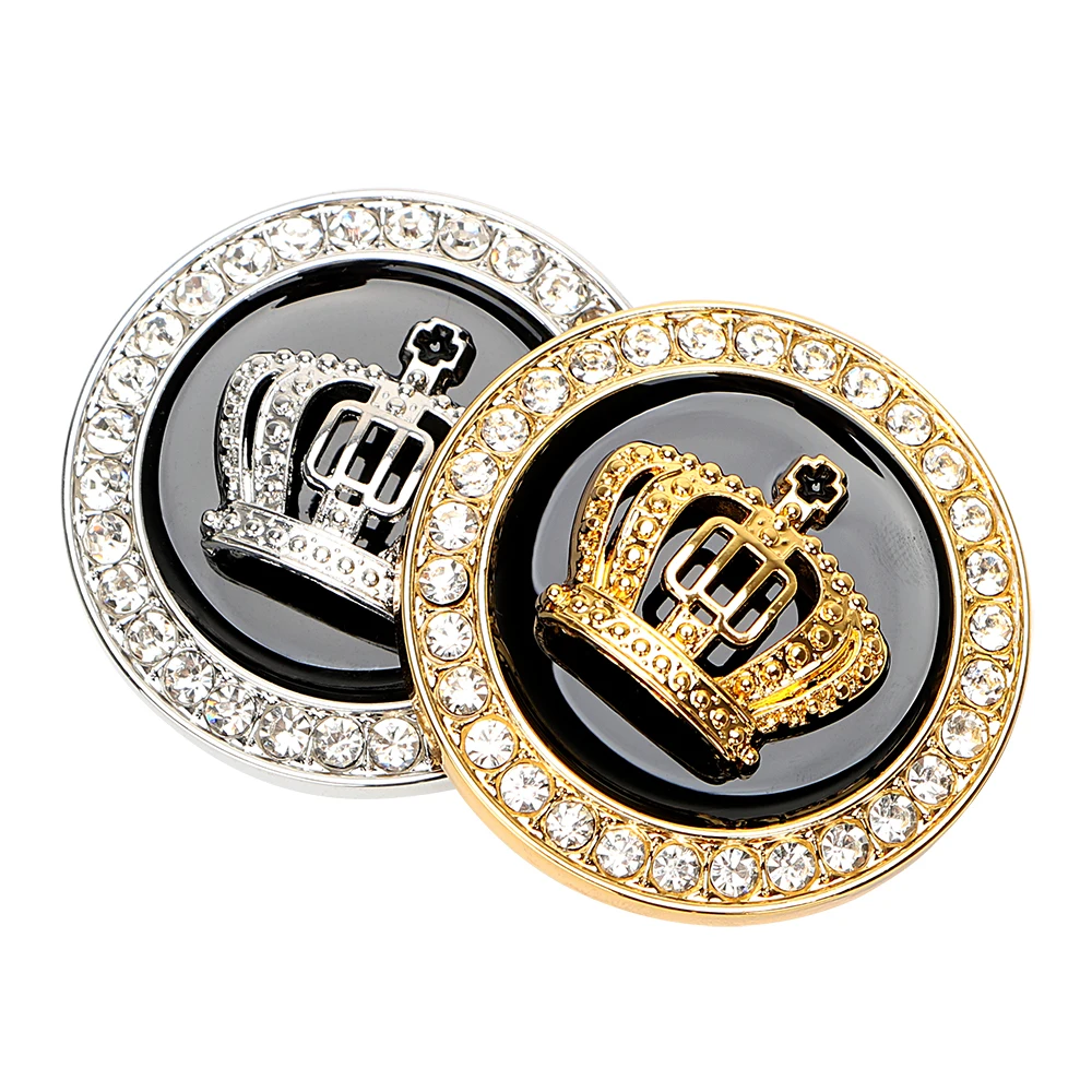 Персонализированная Автомобильная 3D наклейка металлический значок с алмазной