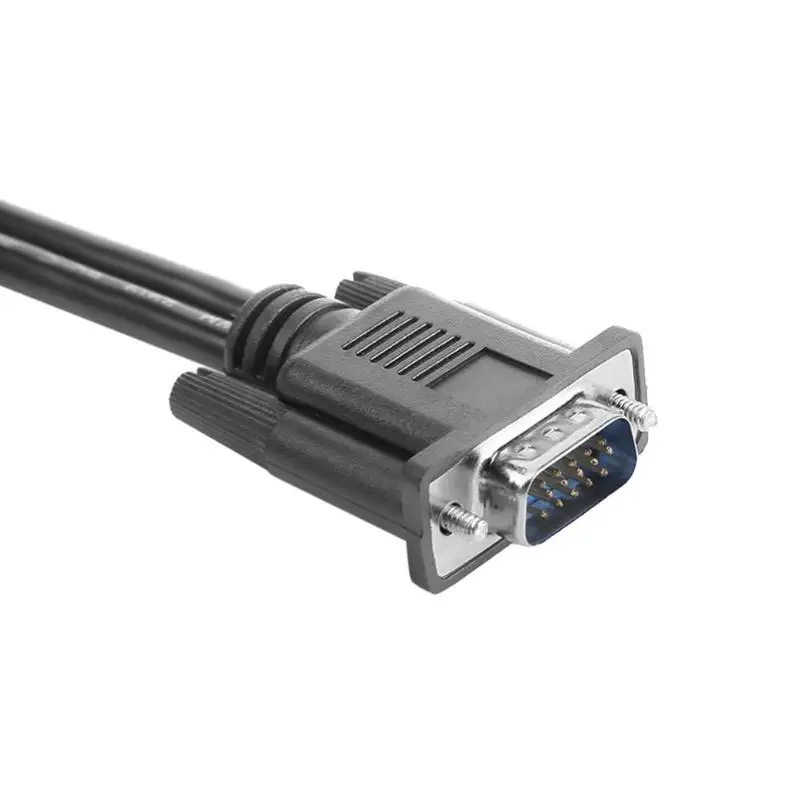 Разветвитель для кабеля VGA 1 компьютер на 2 портный Dual монитор адаптер нашникиов