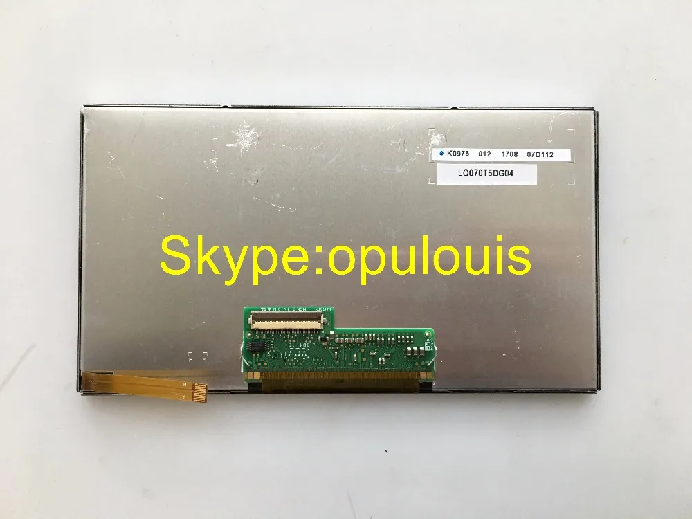 Оригинальный 7 дюймовый ЖК дисплей LQ070T5DG04 LQ070T5DG02 с сенсорным экраном панель для
