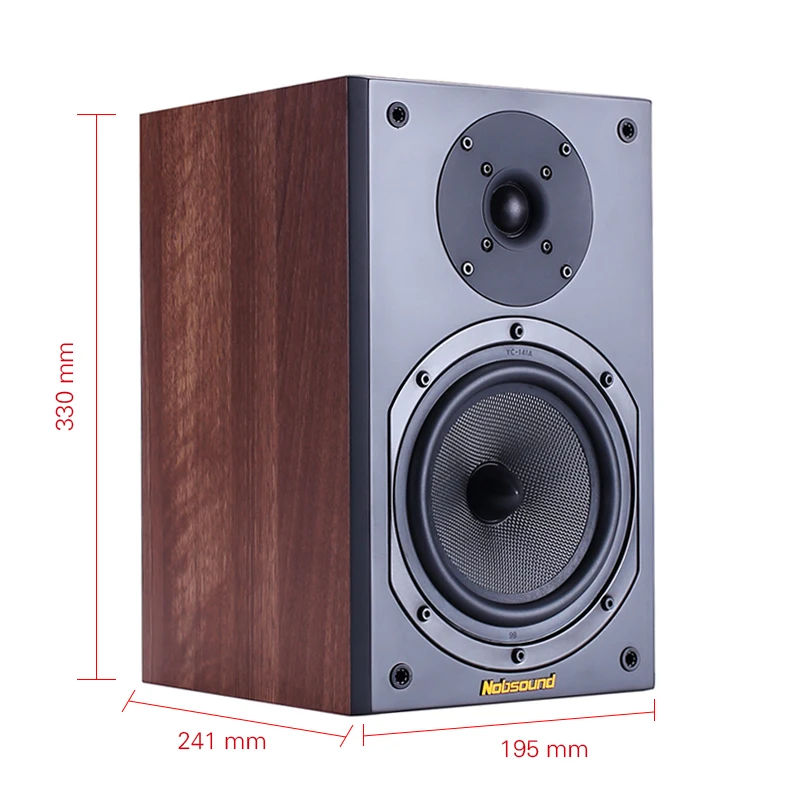 Nobsound NS 602 двухсторонняя деревянная 100 Вт 1 пара 6 5 дюймовая книжная полка динамик s 2
