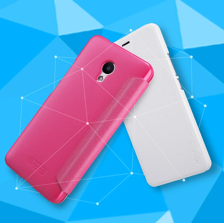 Чехол для Meizu M5S 5,2 ''NILLKIN для Meizu M5S, чехол, Блестящий корпус из искусственной кожи, откидная крышка, розничная, посылка