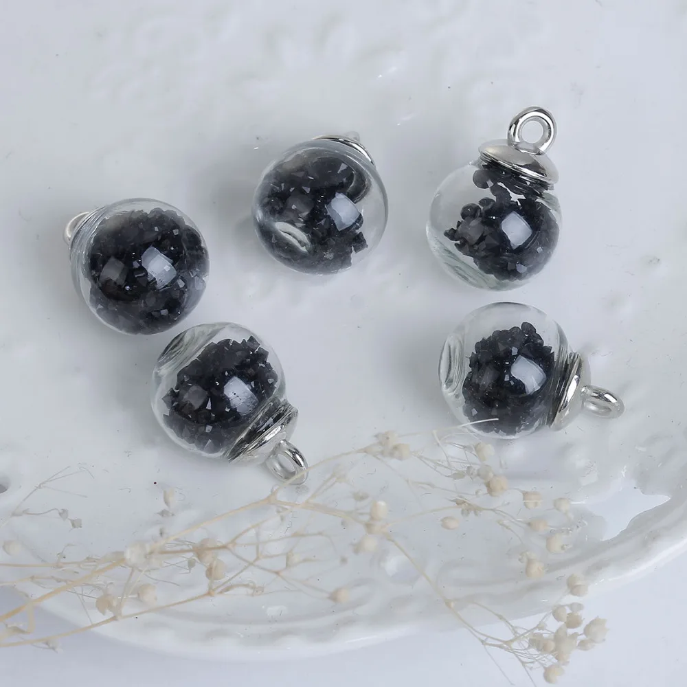 DoreenBeads DIY кулон прозрачный стеклянный глобус бутылка амулеты многоцветные Стразы