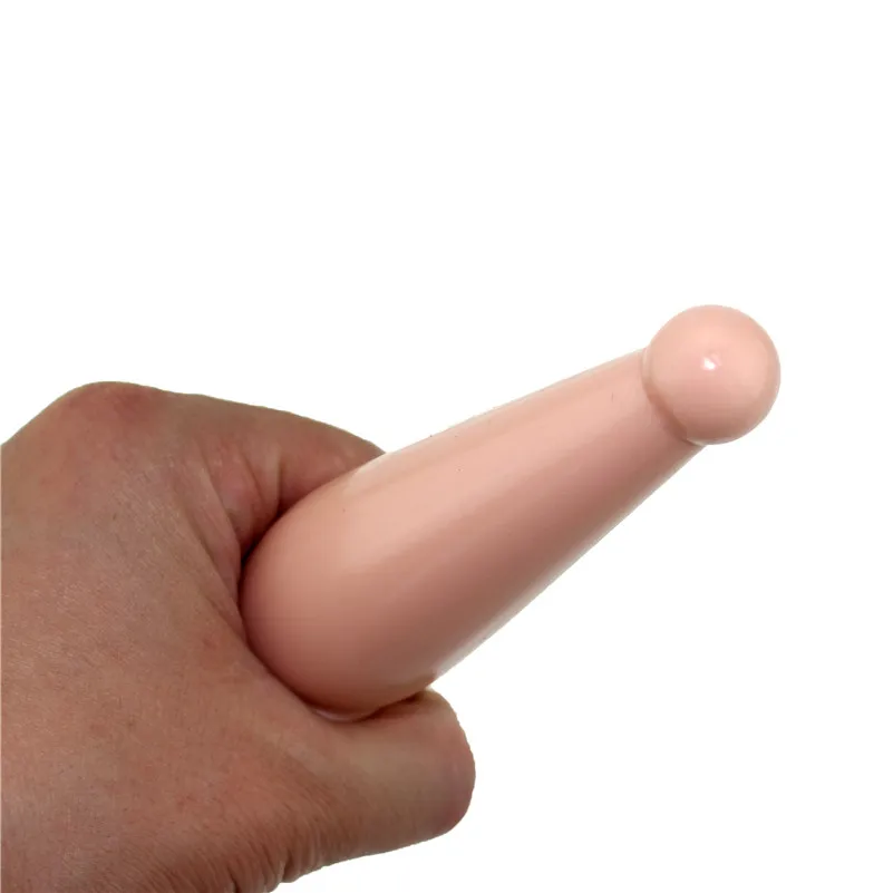 Анальная пробка для начинающих 6 дюймов черная анальная силиконовые секс игрушки