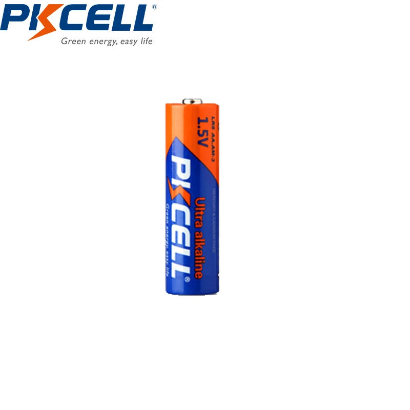 48 шт. щелочные аккумуляторы PKCELL AA 1 5 в E91 AM3 MN1500 LR6|lr6 aa|aa alkalineaa alkaline battery |