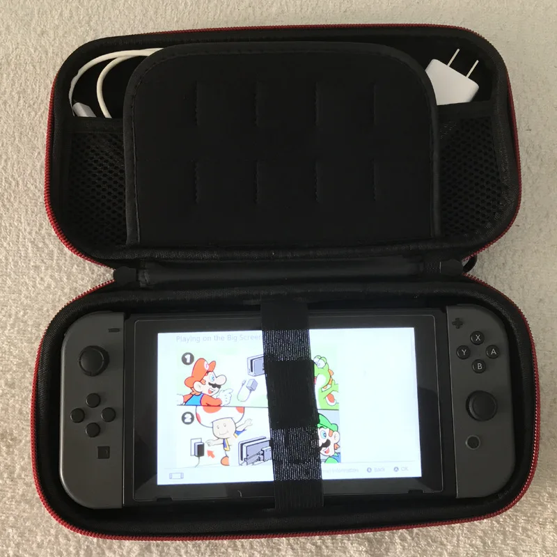 Портативный чехол для Nintendo Switch EVA переносная игровая сумка хранения Жесткий