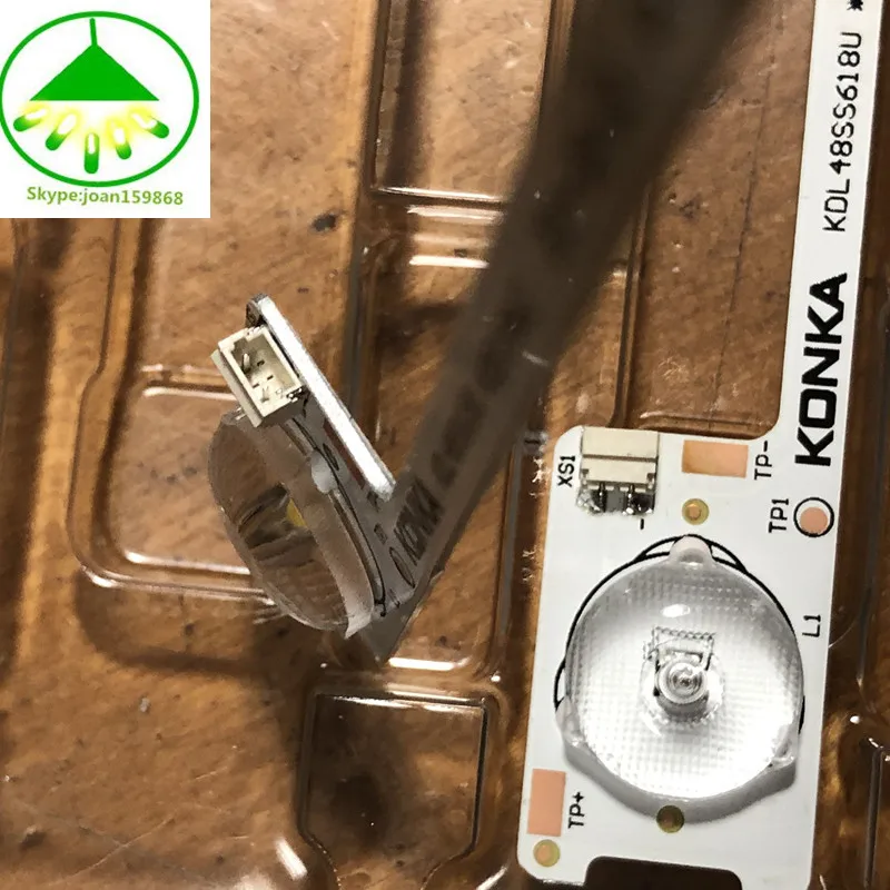 Новинка 100% Светодиодная лента 20 шт./лот подсветка для KONKA KDL48JT618A KDL48SS618U 35018539 35018540 6