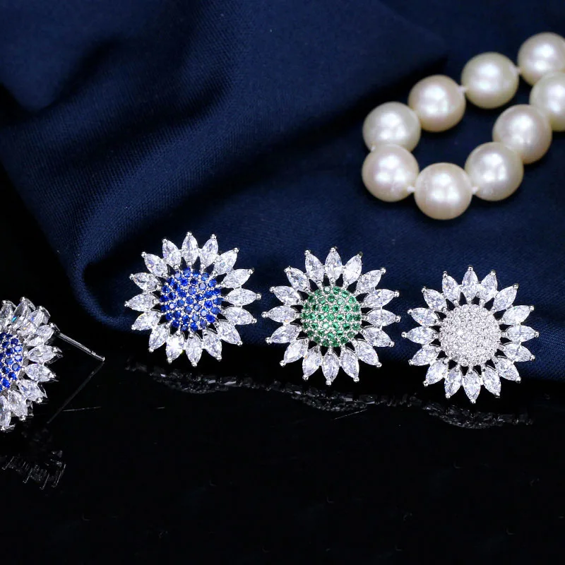 Pera новые модные женские серьги гвоздики в Корейском стиле с большим солнечным