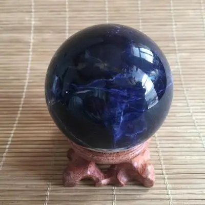 Новое поступление! Натуральная синяя кальдалитовая Сфера кварцевый кристалл