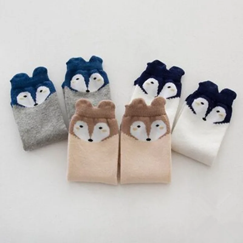 Дизайнерские Хлопковые гольфы для малышей 3 цвета милые носки мальчиков и