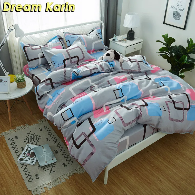 Dream Karin домашние текстильные короткие Стильные комплекты постельного белья для