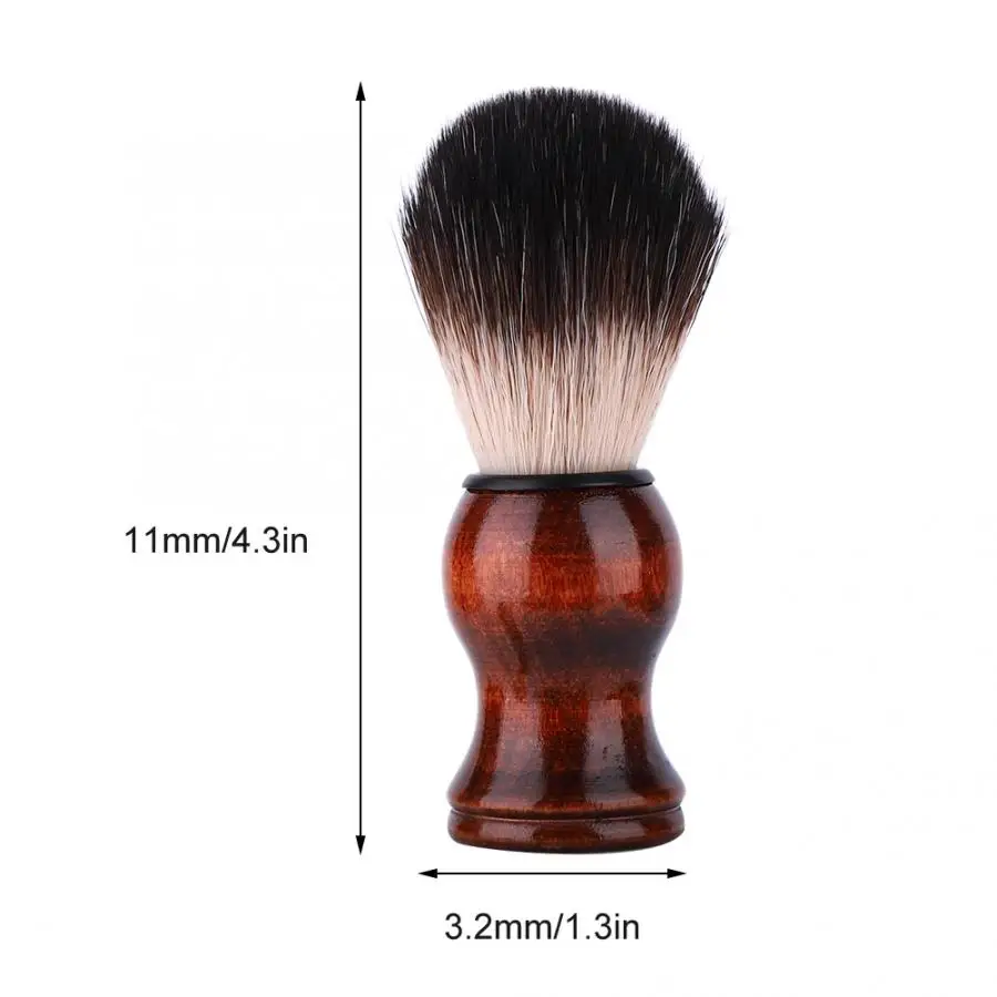 Портативная Мужская щетка для бритья ручная работа пена борода инструмент с