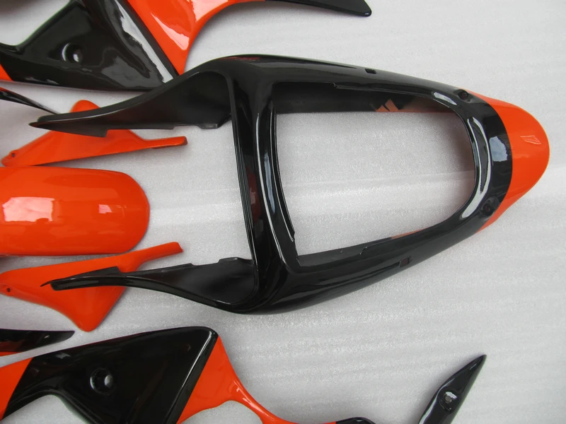 ABS full Fairing kit fit for Kawasaki ZX6R 1998 1999 NINJA ZX-6R 98 99 orange black high grade fairings set AS26 | Автомобили и