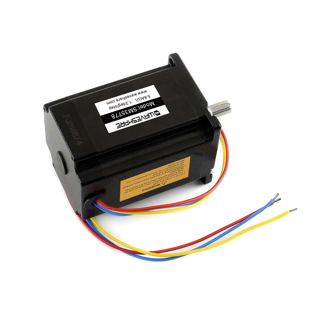 

SM35778, Three-Phase Stepper Motor,Compatible driver: SMD356C,Body length: 78mm,Rated current: 5.8A/Phase