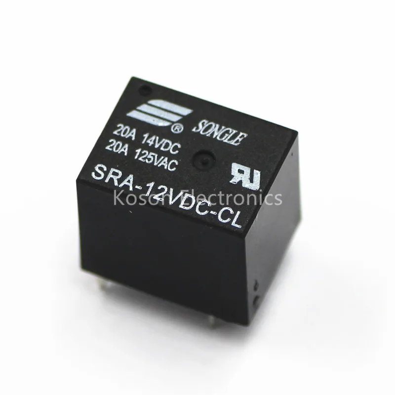 Реле для катушки постоянного тока 2 шт. 5 контактов 12 В 20 А|5 pin relay|relay 12v 20apin relays |